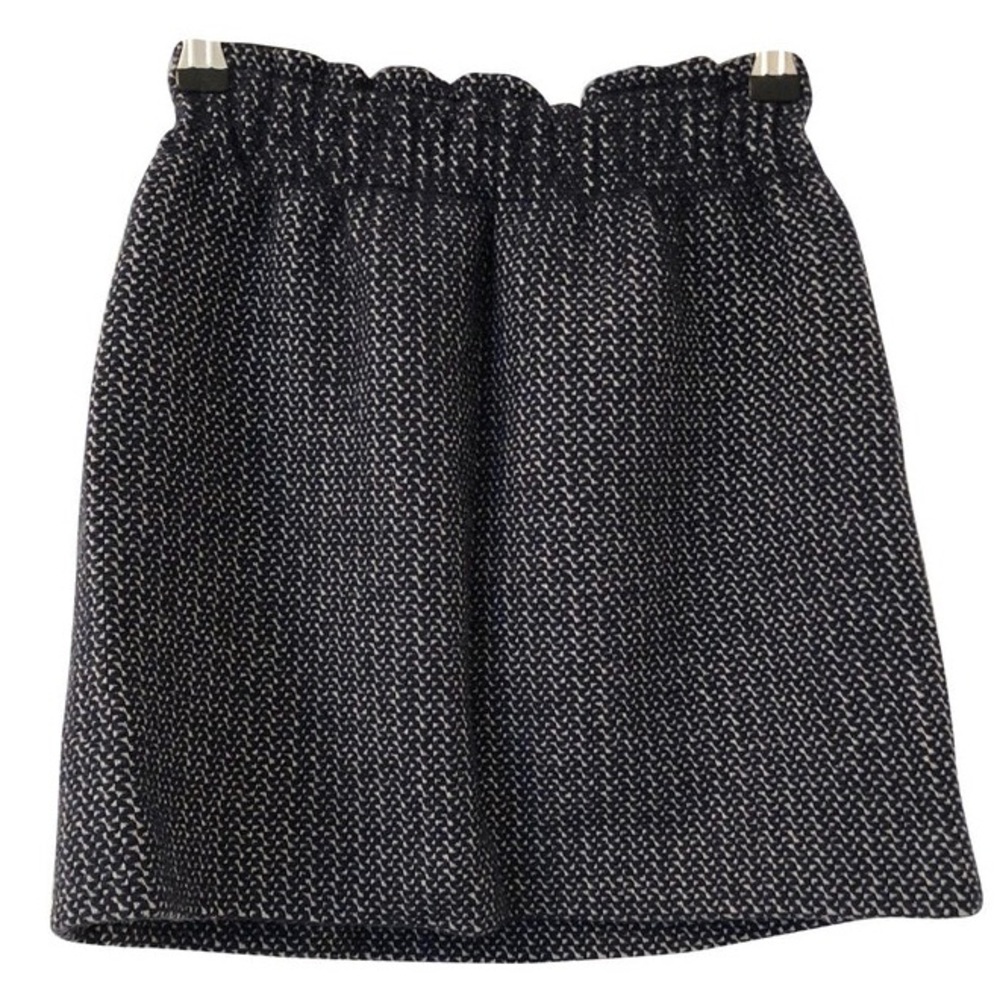 Blue wool mini shirt from Maje